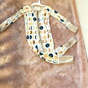 Little Sleepies 12-18 months Moon Zip Pajama